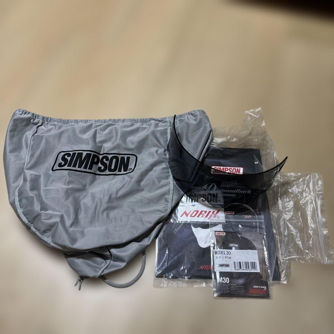 試着のみ　SIMPSON シンプソン　M30 カーボン　61cm