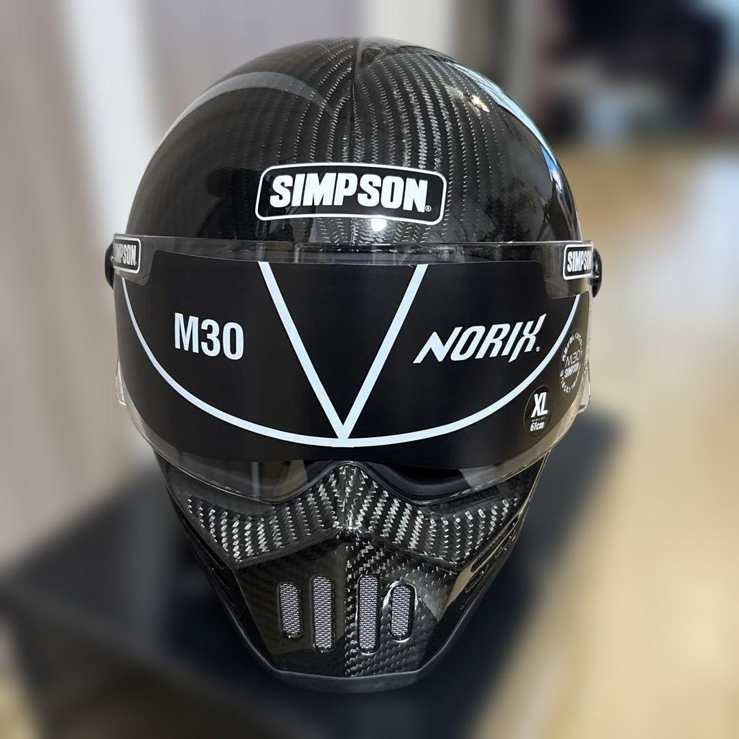 試着のみ　SIMPSON シンプソン　M30 カーボン　61cm