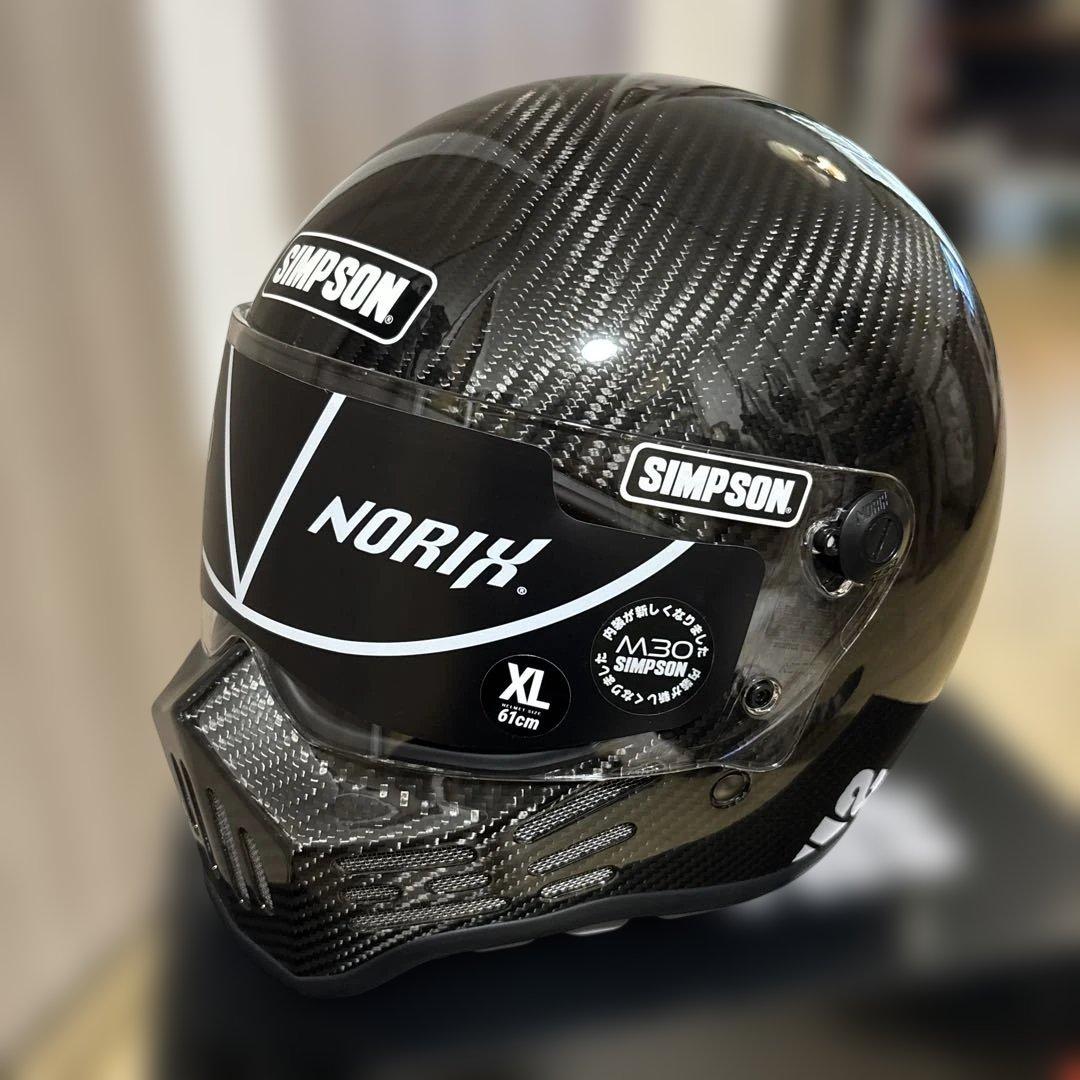 試着のみ　SIMPSON シンプソン　M30 カーボン　61cm