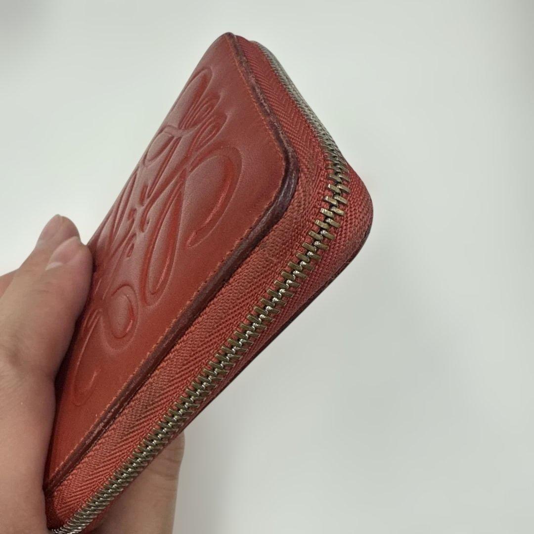 LOEWE アナグラム ラウンドジップ 二つ折り財布