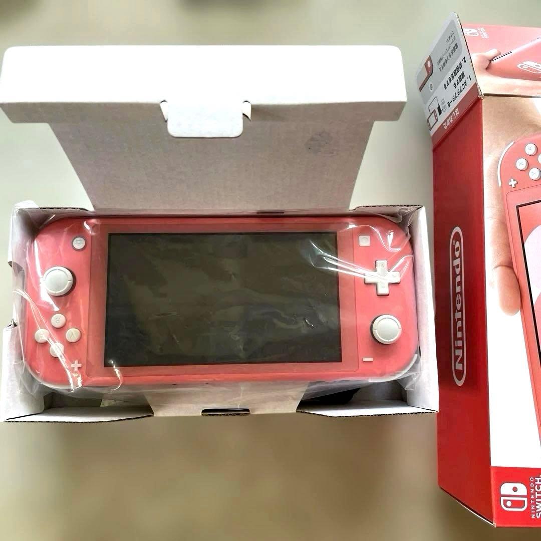 Nintendo Switch Lite コーラル　2024年製　フィルム付き