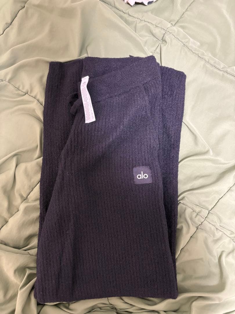 Alo Snuggle ハイウエストワイドレッグパンツ XS