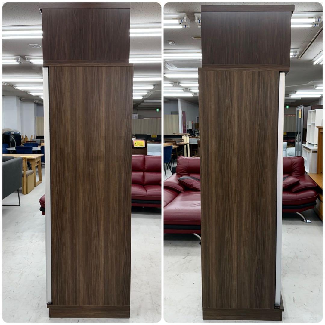 定価20万♪ ディノス 120cm幅ワードローブ クローゼット 衣類収納 木目調