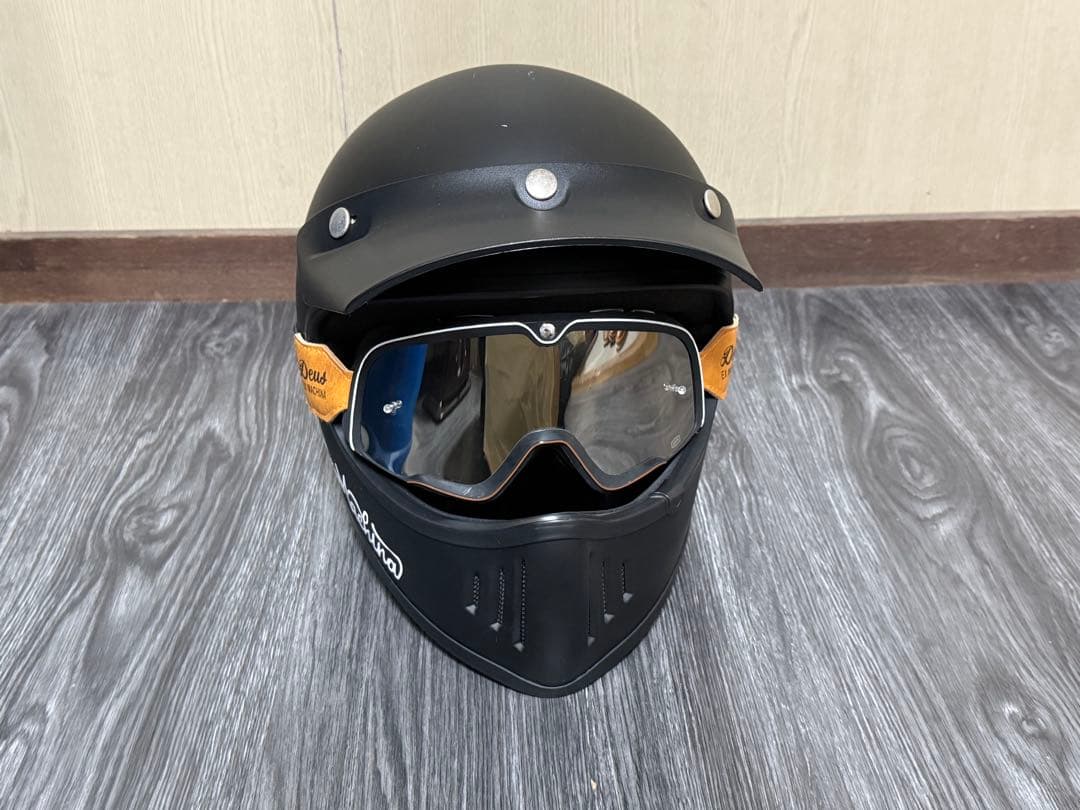 DAMMTRAX フルフェイスヘルメット デウスマキナ ゴーグル セット