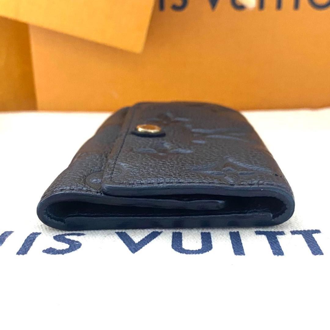 ルイ ヴィトン◎ミュルティクレ6 アンプラント ブラック エンボス 型押し