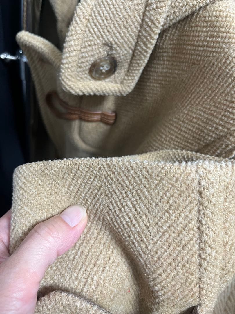 美品NEW YORKER ムーアブルックダッフルコートSサイズ キャメル ウール