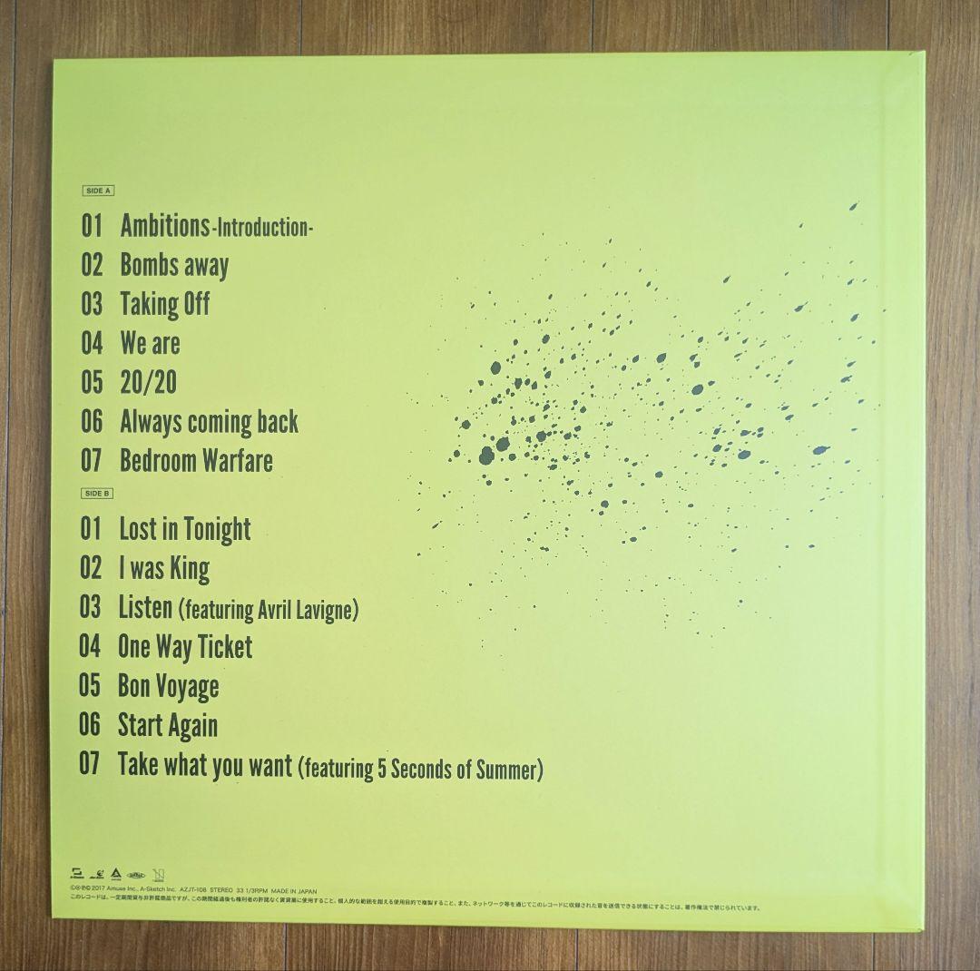 新品未使用　ONE OK ROCK ワンオク　Ambitions レコード