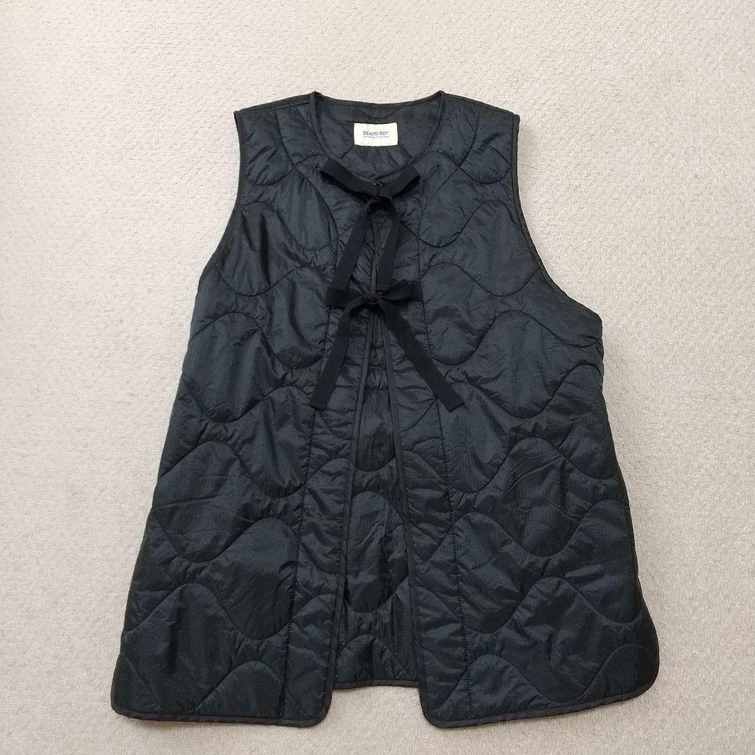 新品未使用BEAMSBOYビームスボーイリップサーモライナーベストブラック