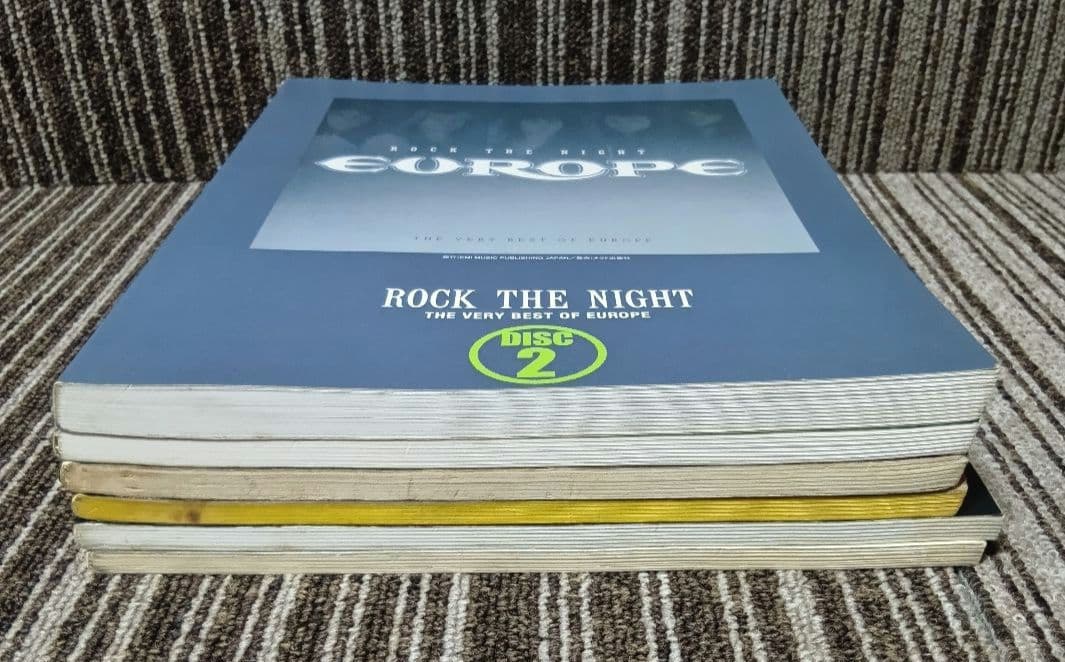 ヨーロッパ 楽譜 Europe バンド・スコア ギター・スコア　まとめ売り