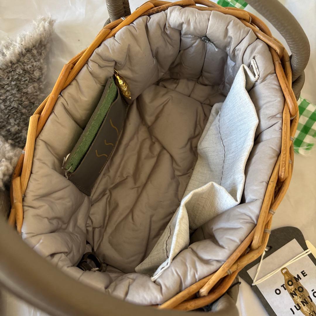 エバゴス　フニュシュリンク　スウィートPバスケット　カシミヤ　グレー