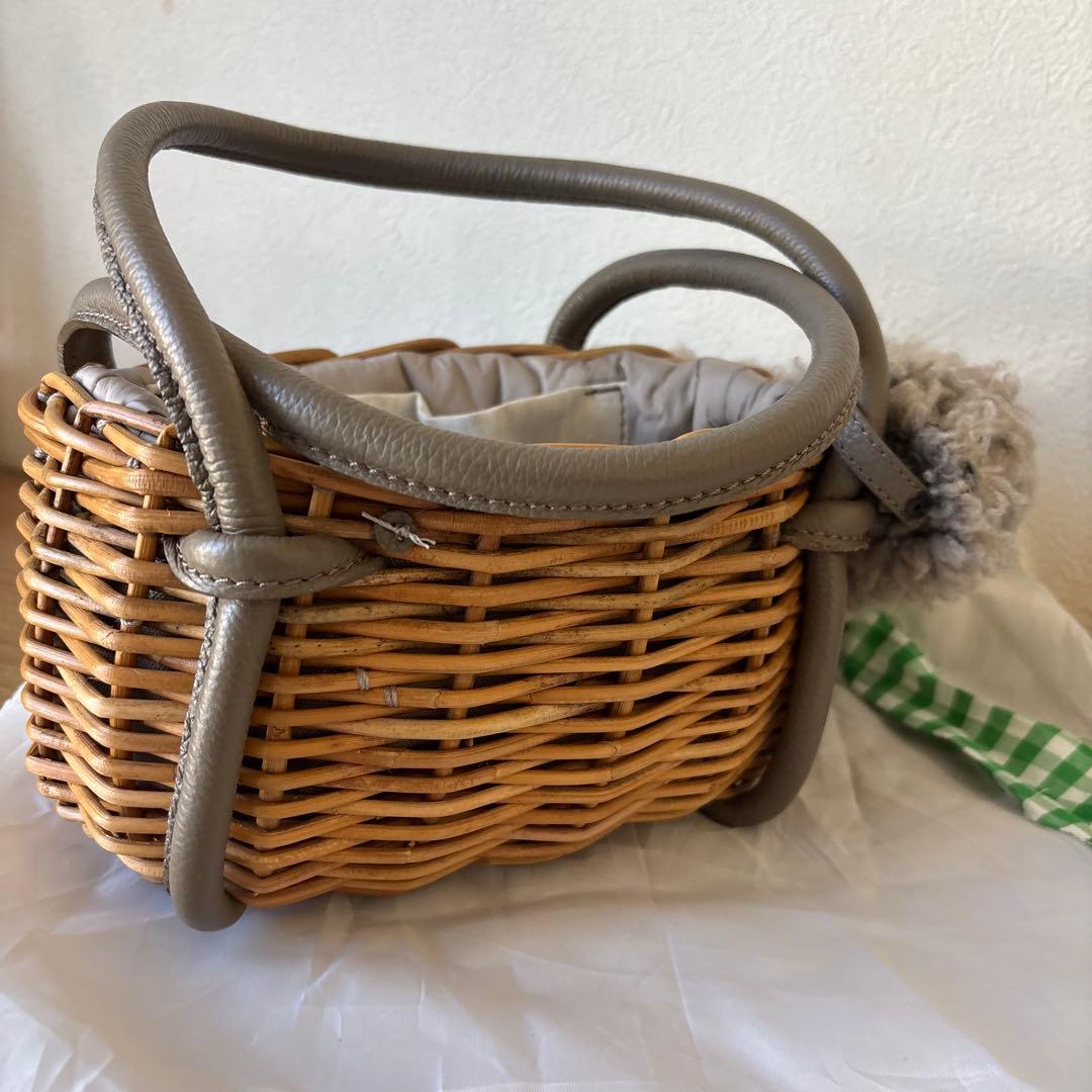 エバゴス　フニュシュリンク　スウィートPバスケット　カシミヤ　グレー