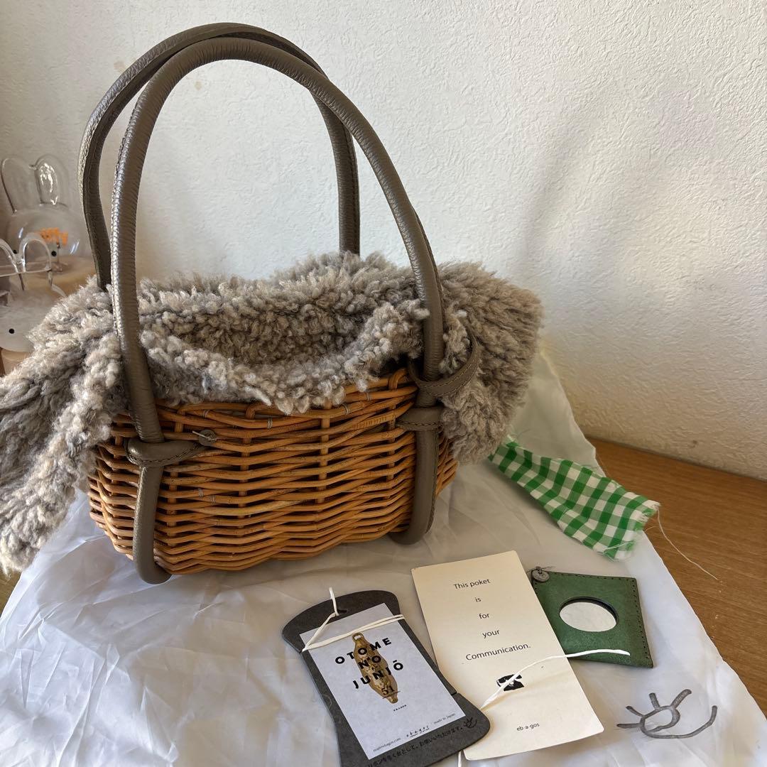 エバゴス　フニュシュリンク　スウィートPバスケット　カシミヤ　グレー