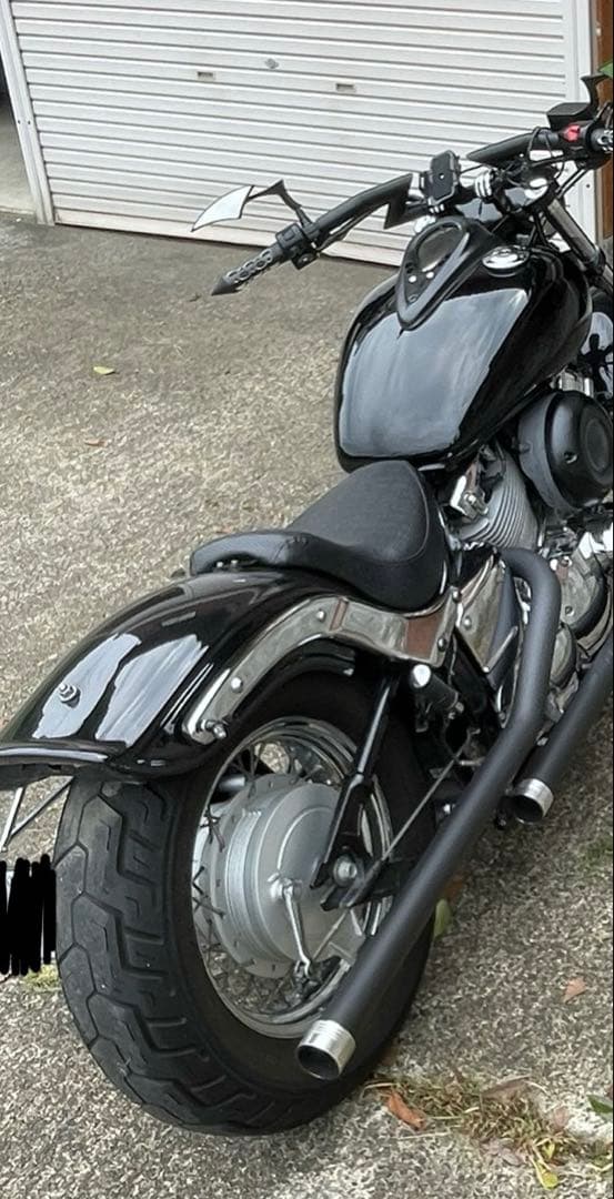 デイトナ　ショートボブリアフェンダー　ドラッグスター400