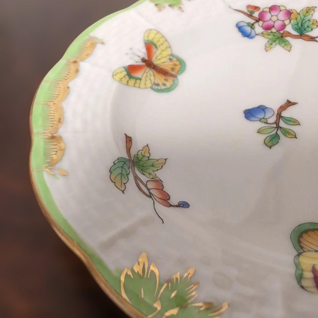 ヘレンド　ヴィクトリアブーケ　小皿　2枚　ハンガリー