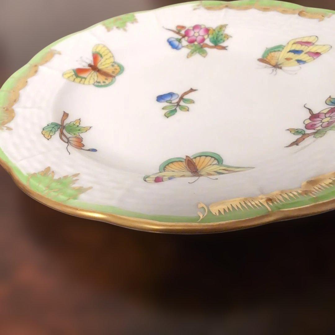 ヘレンド　ヴィクトリアブーケ　小皿　2枚　ハンガリー