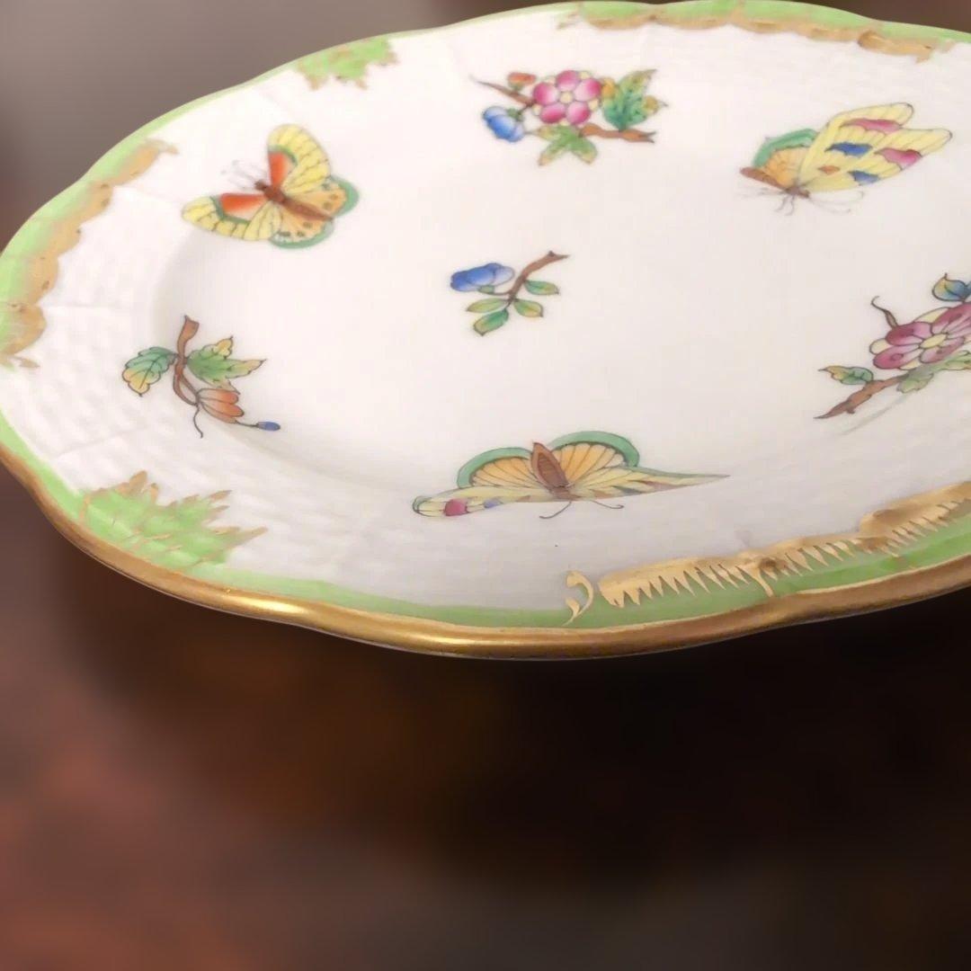 ヘレンド　ヴィクトリアブーケ　小皿　2枚　ハンガリー