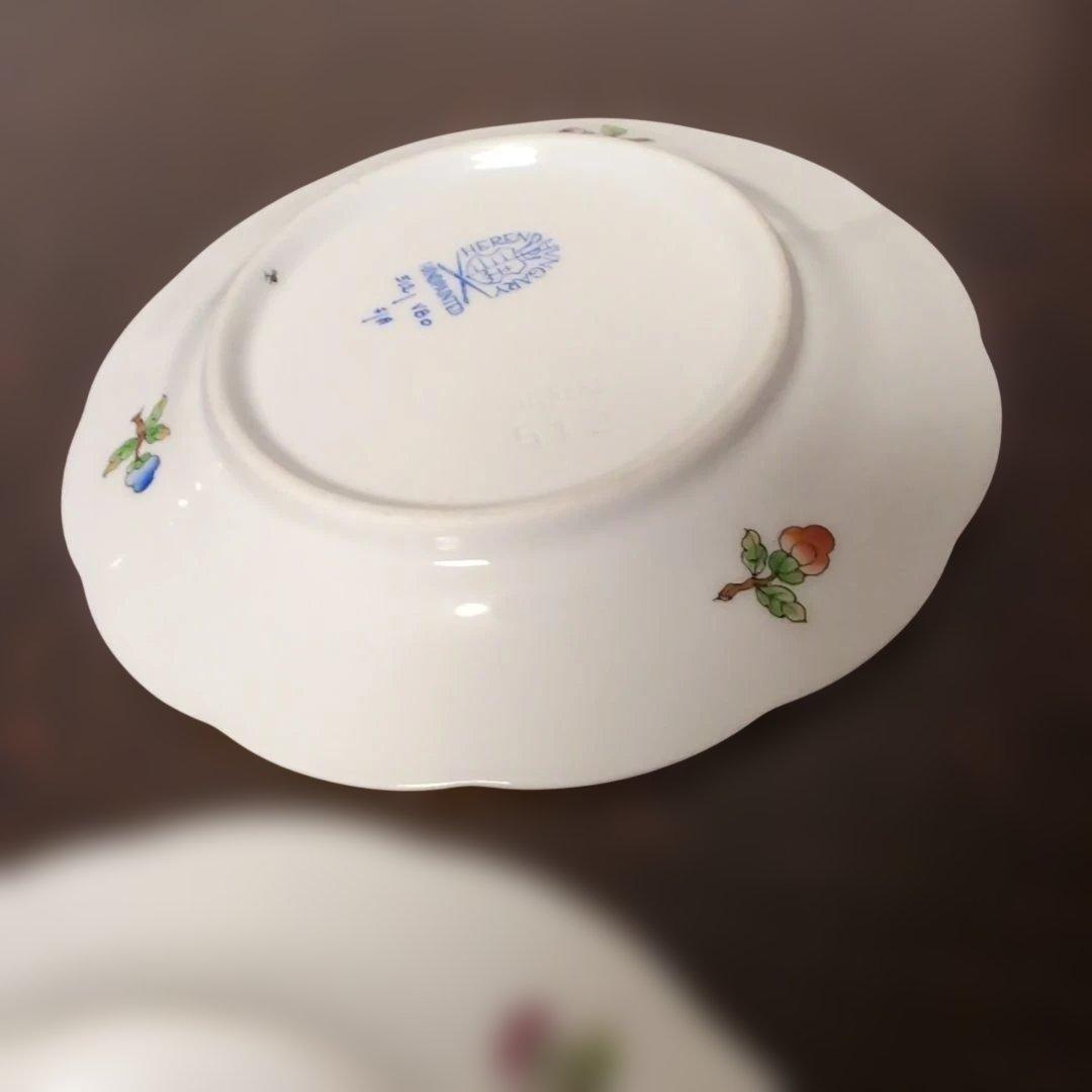 ヘレンド　ヴィクトリアブーケ　小皿　2枚　ハンガリー