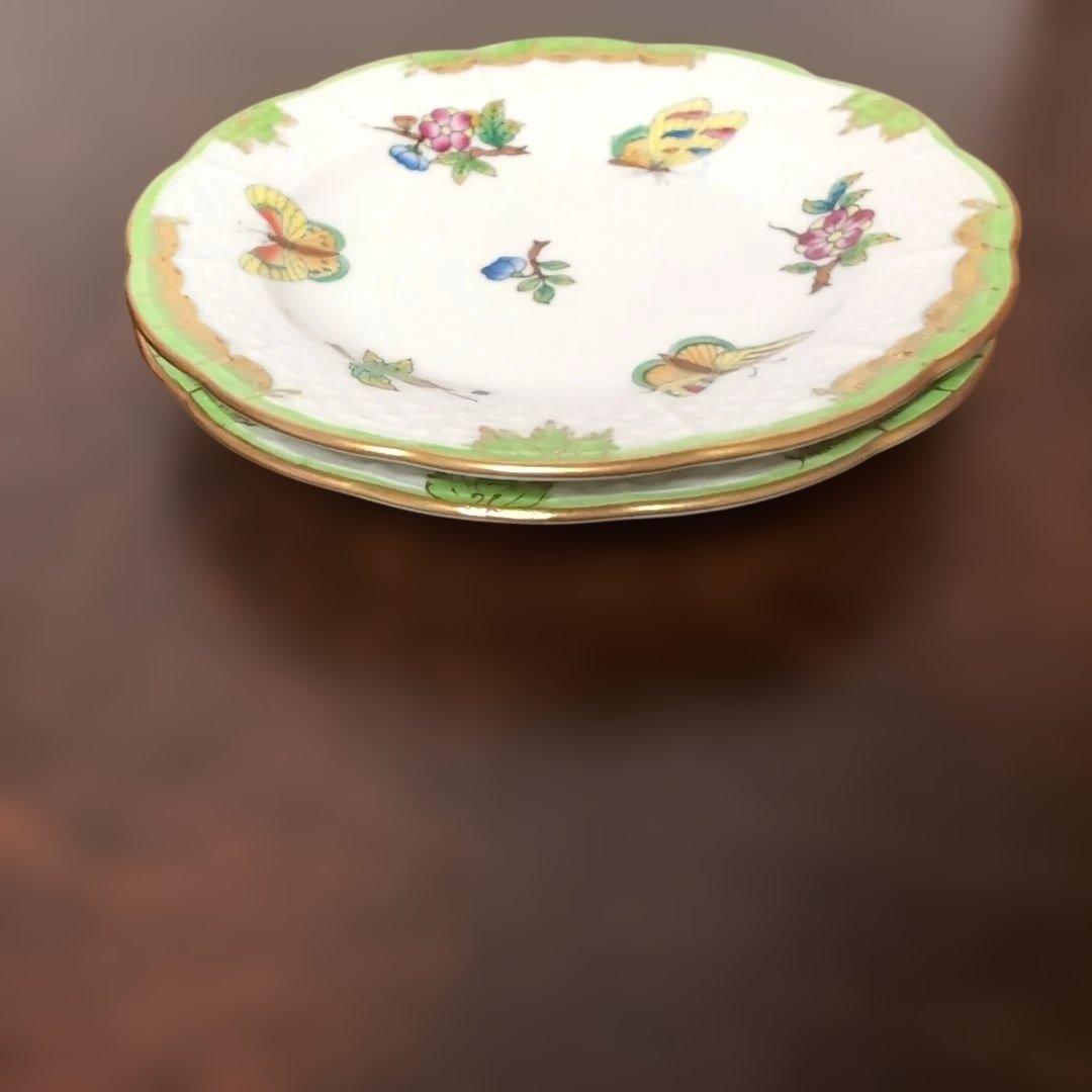 ヘレンド　ヴィクトリアブーケ　小皿　2枚　ハンガリー