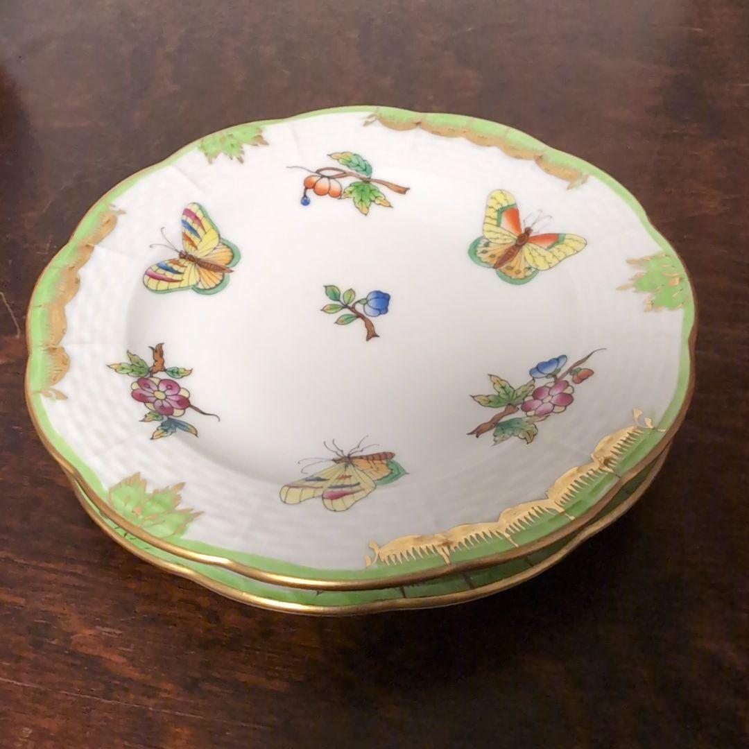 ヘレンド　ヴィクトリアブーケ　小皿　2枚　ハンガリー