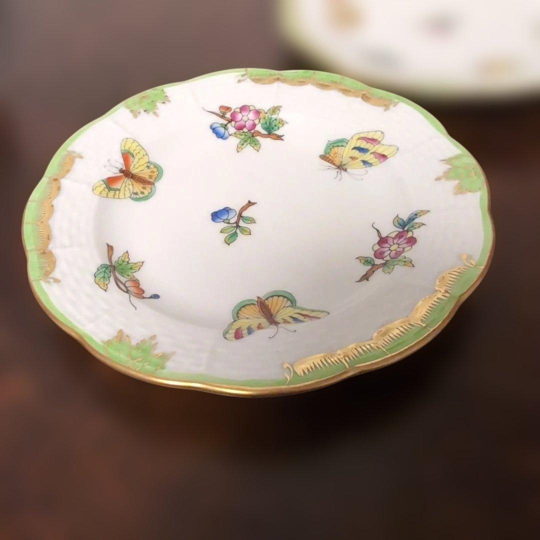 ヘレンド　ヴィクトリアブーケ　小皿　2枚　ハンガリー