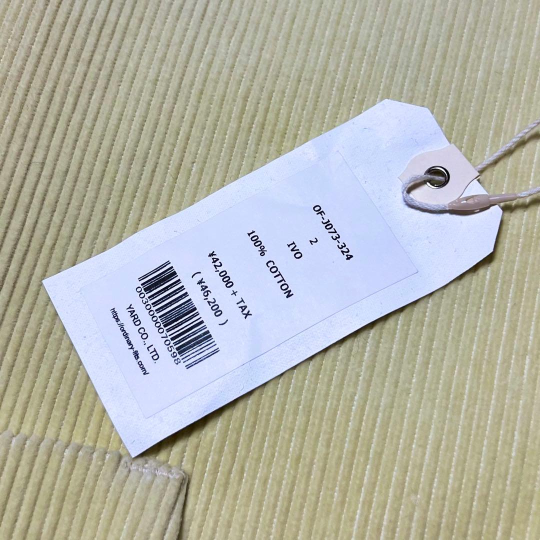 未使用 24AW ORDINARY FITS CORDUROY JACKET