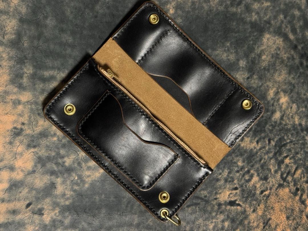 MARYAM社HORSE BUTT(茶芯)血筋多め個体!トラッカーウォレット