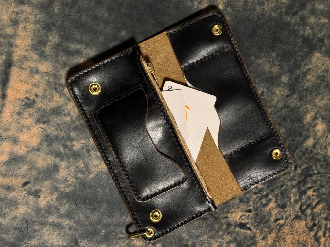 MARYAM社HORSE BUTT(茶芯)血筋多め個体!トラッカーウォレット