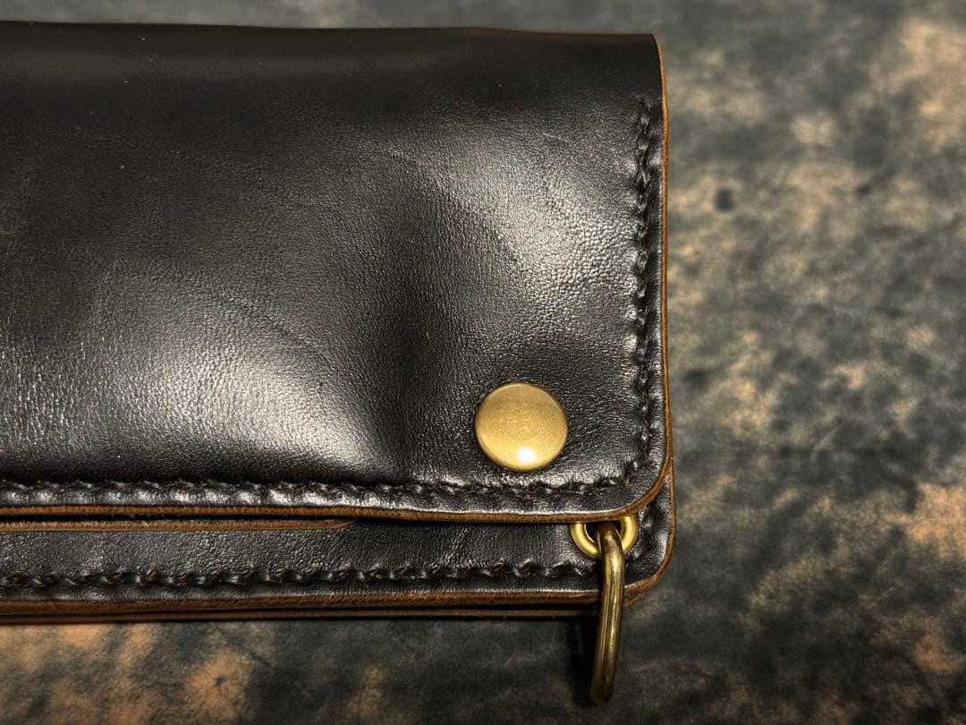 MARYAM社HORSE BUTT(茶芯)血筋多め個体!トラッカーウォレット