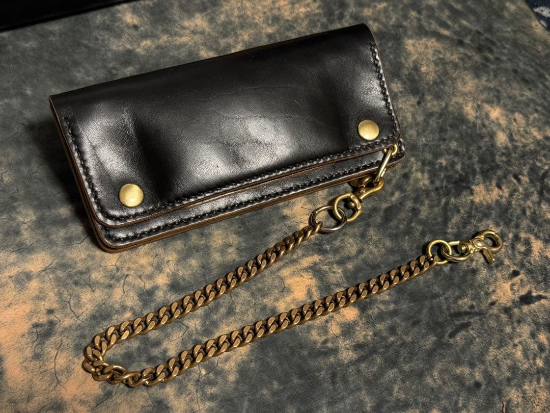 MARYAM社HORSE BUTT(茶芯)血筋多め個体!トラッカーウォレット