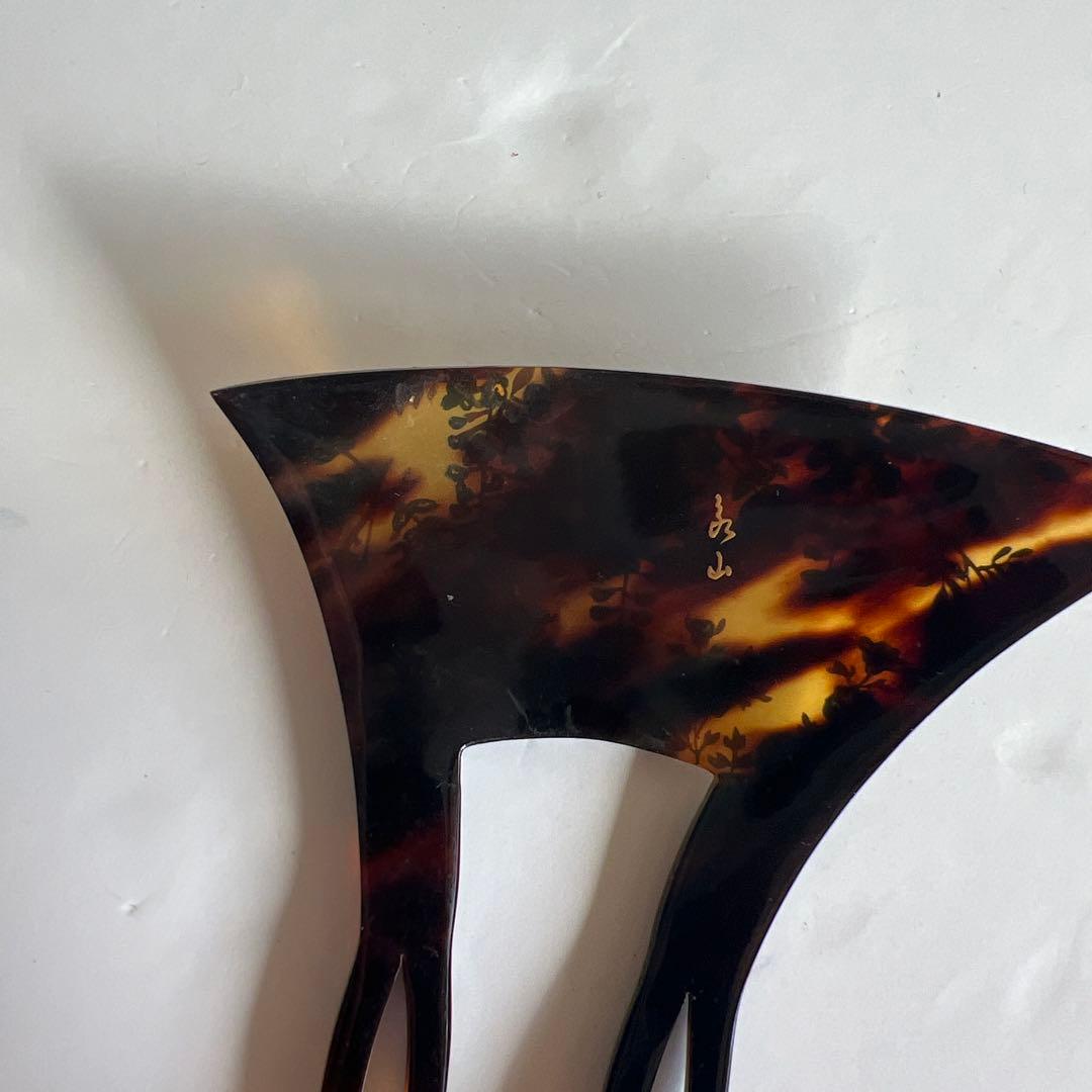 鼈甲　べっ甲　ラデン　かんざし　簪　髪飾り