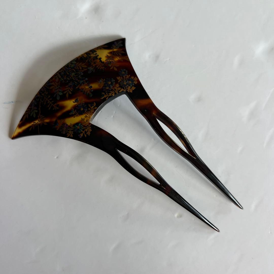 鼈甲　べっ甲　ラデン　かんざし　簪　髪飾り