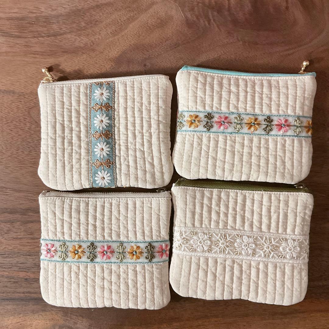 キラキラ⭐️　ランチバッグ&ファスナーポーチ