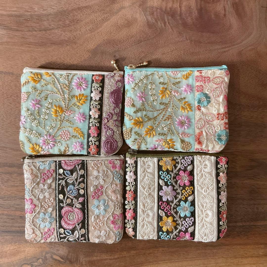 キラキラ⭐️　ランチバッグ&ファスナーポーチ