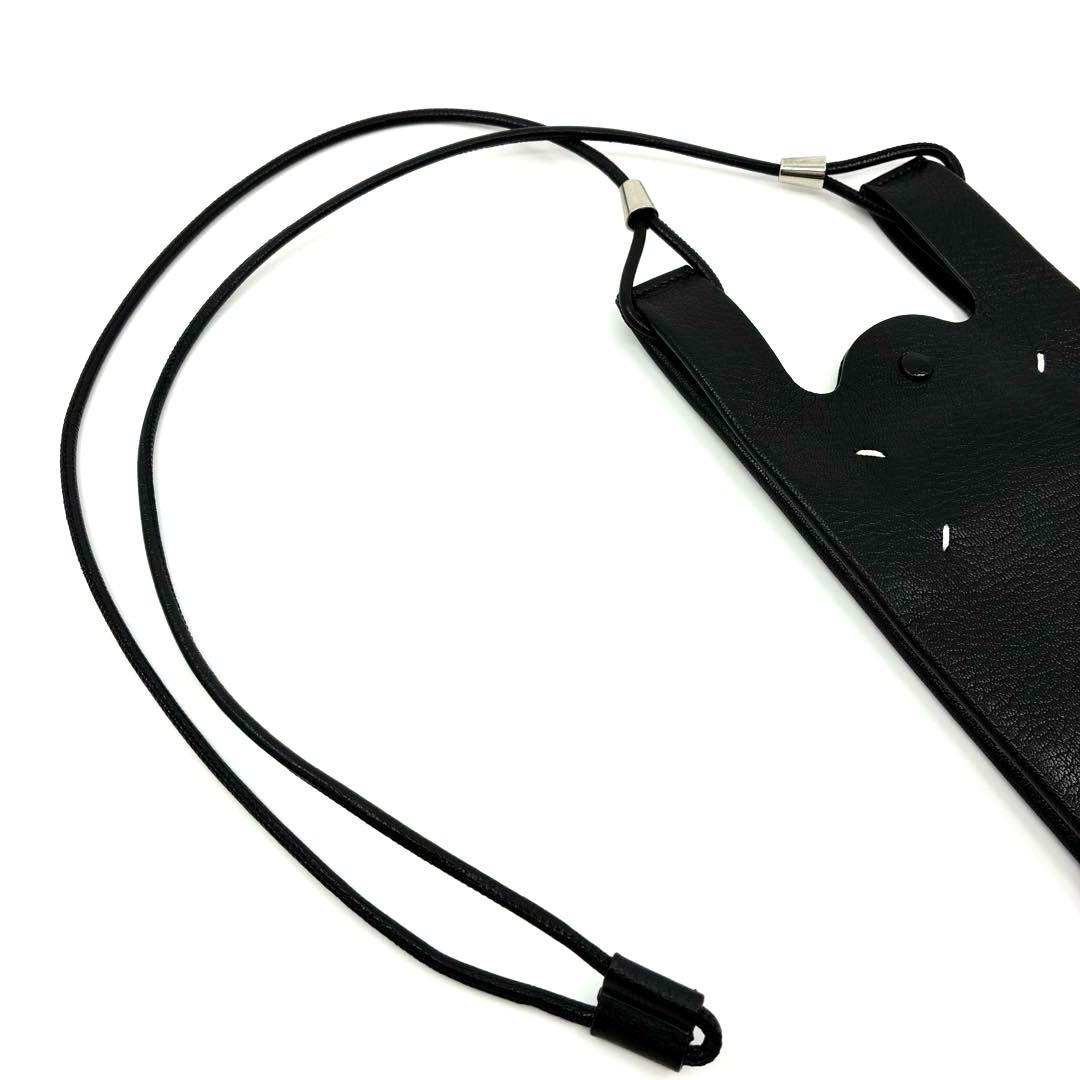 極美品✨ メゾンマルジェラ レザー ネックポーチ ショルダーバッグ スマホケース