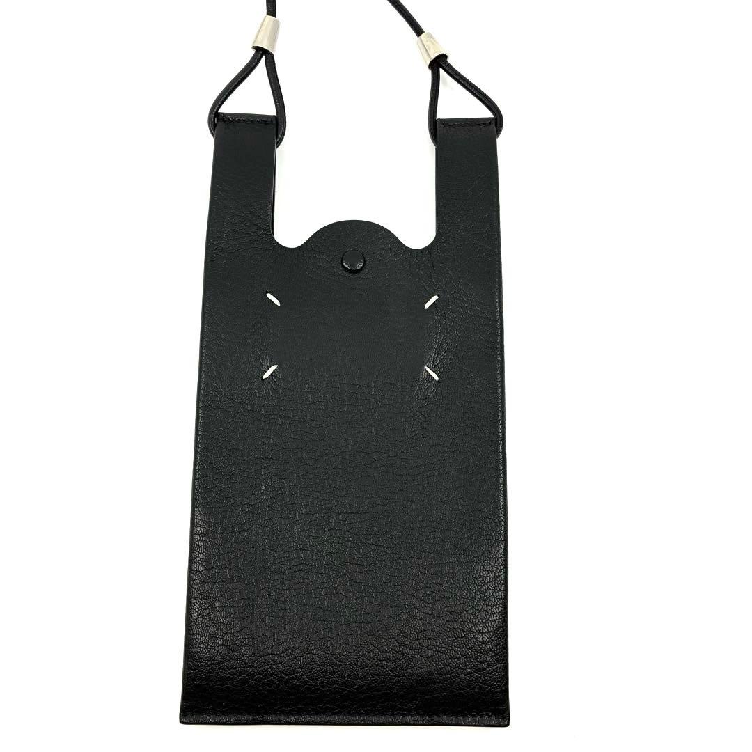 極美品✨ メゾンマルジェラ レザー ネックポーチ ショルダーバッグ スマホケース