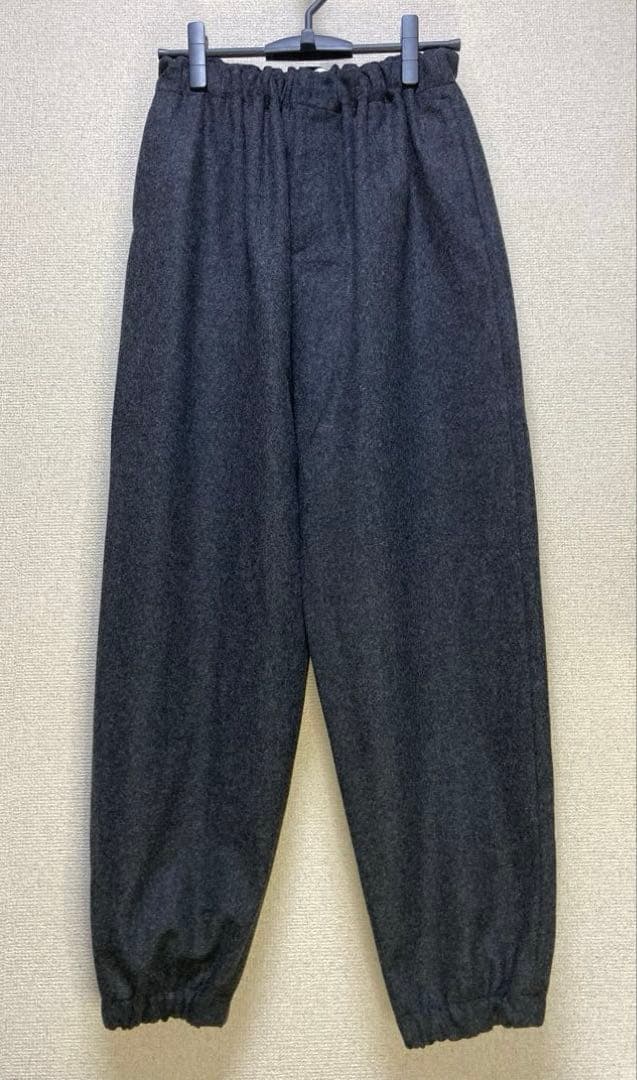 SACRA CLASSIC FLANO PANTS BLACK サクラ パンツ