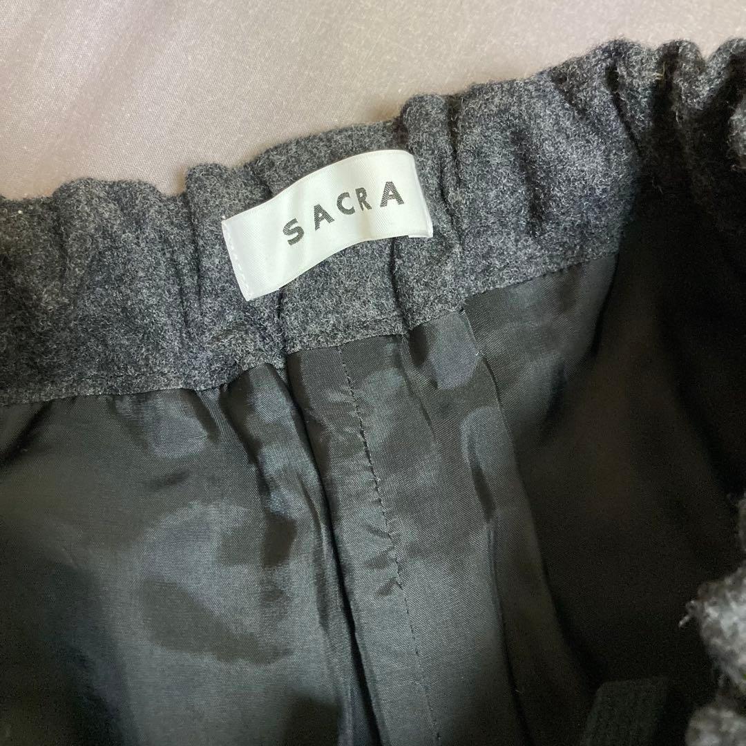 SACRA CLASSIC FLANO PANTS BLACK サクラ パンツ