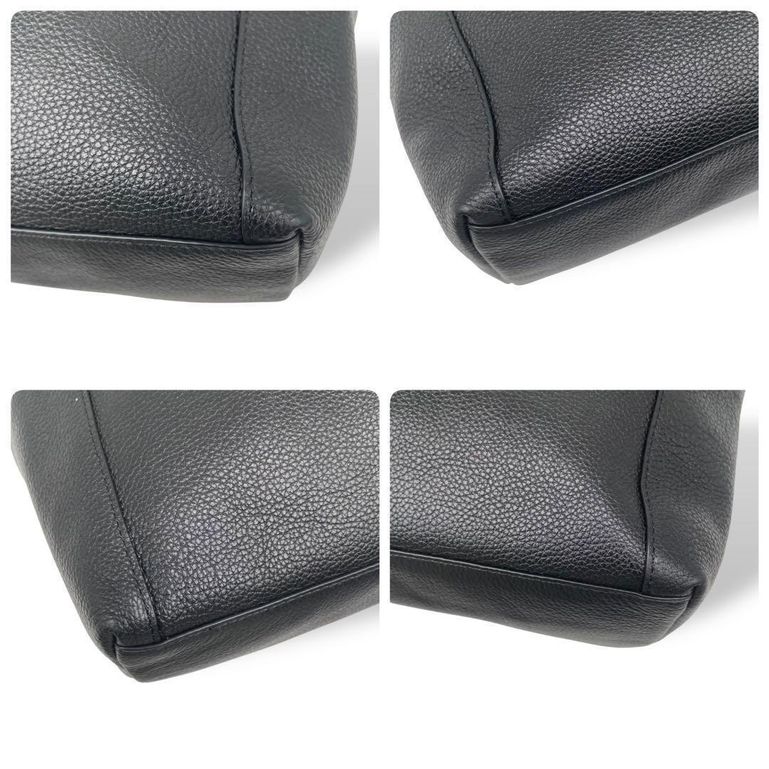 美品 4884 COACH コーチ 2way トートバッグ レザー ブラック