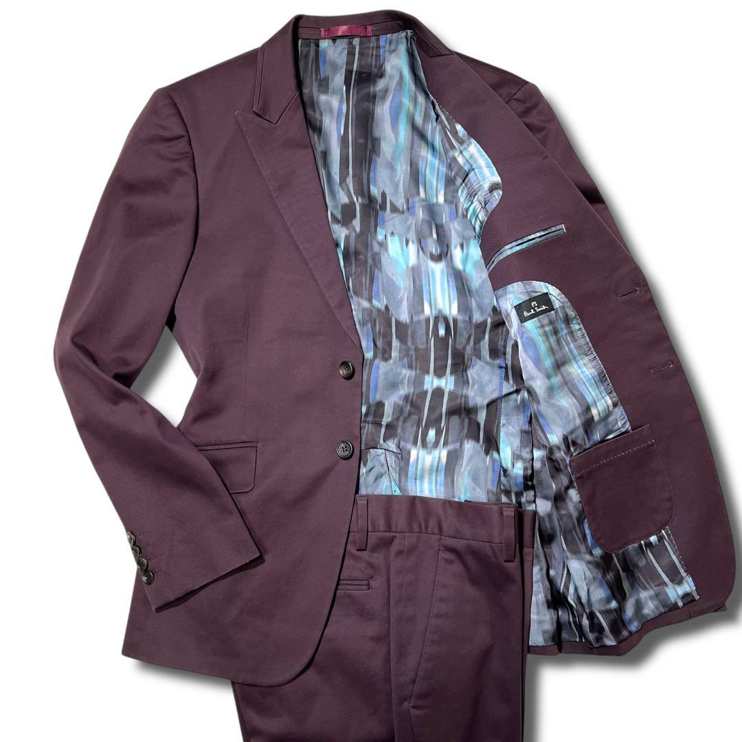 PS Paul Smith 総柄 コットン セットアップ スーツ カジュアル M
