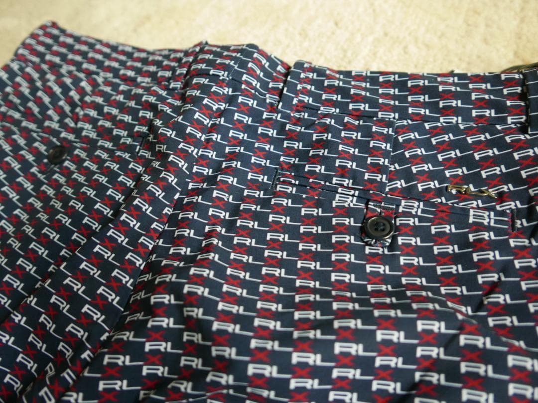 RLX ロゴパターン ショートパンツ ネイビー