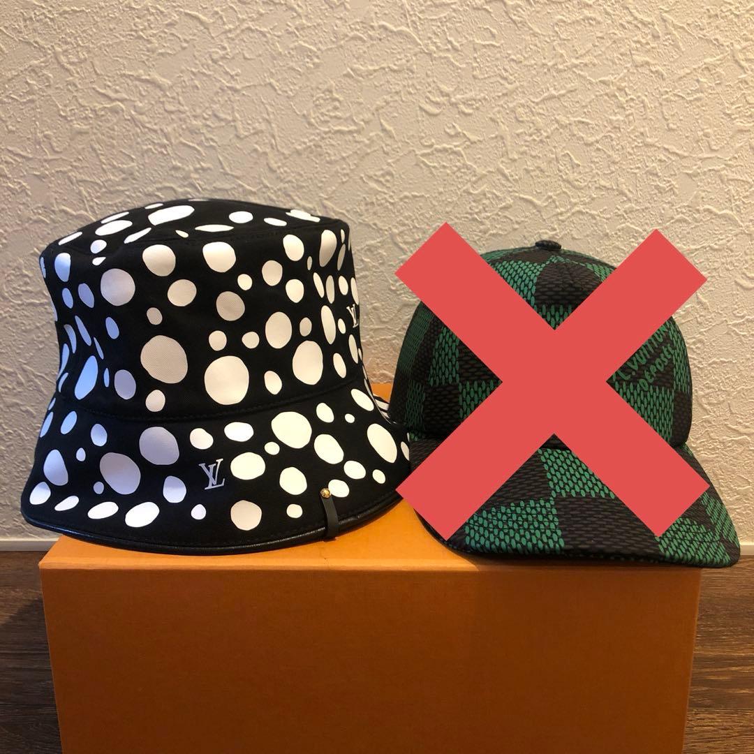 LOUIS VUITTON×草間弥生コラボ　バケットハット
