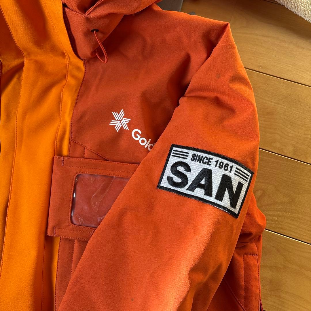 Goldwin オレンジ スキーウェア Lサイズ