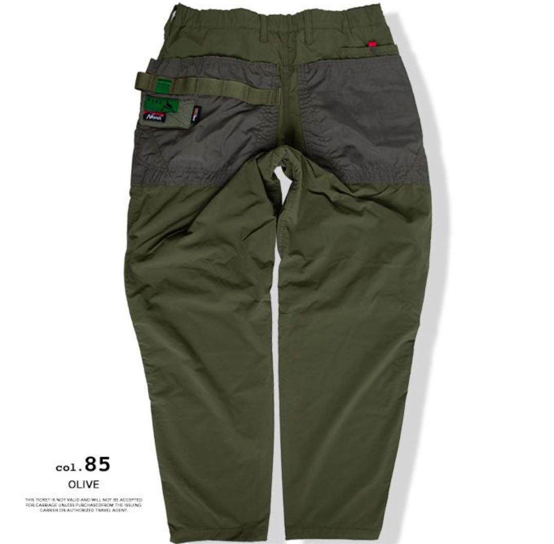 ナンガ×ハク チルアウト テーパード HKS107 85（オリーブ）