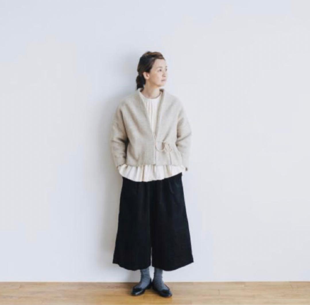 Gauze# wool HAORI coat ウールハオリコート