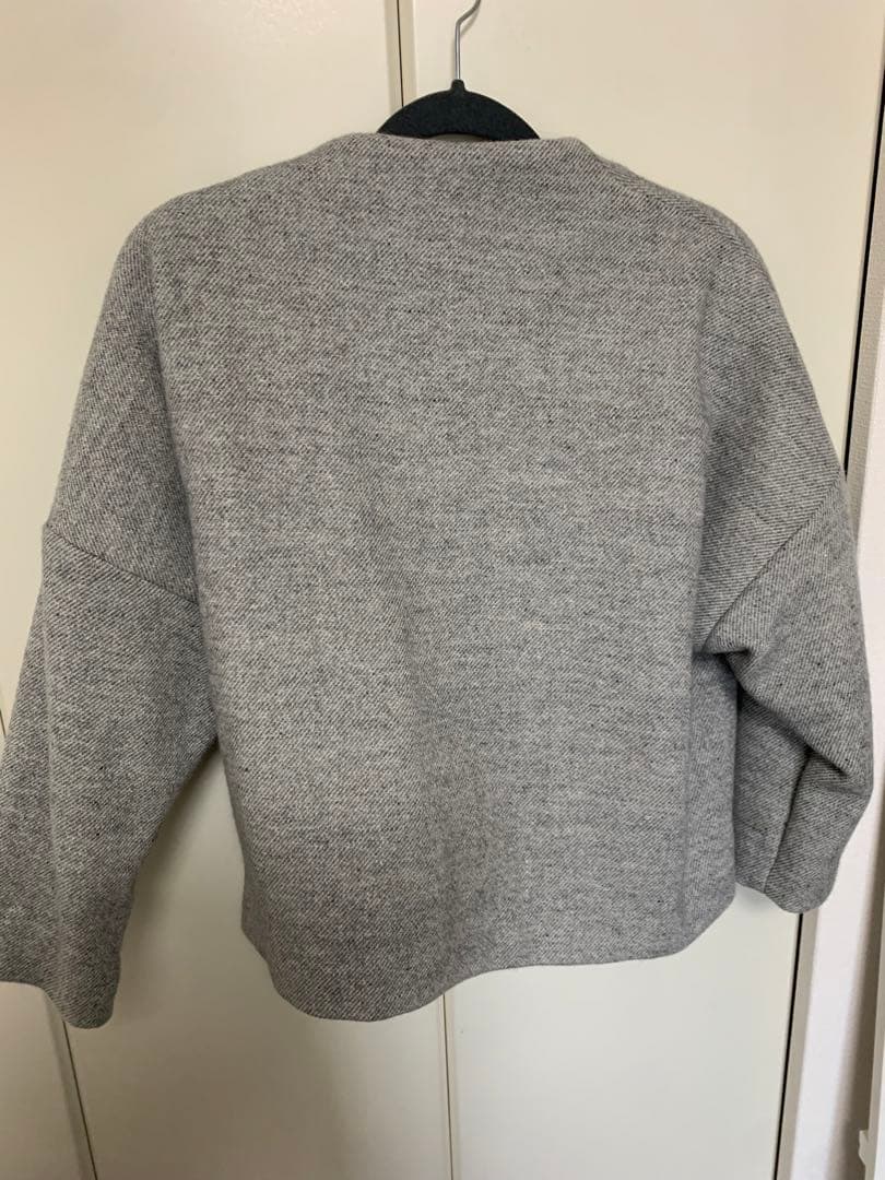 Gauze# wool HAORI coat ウールハオリコート