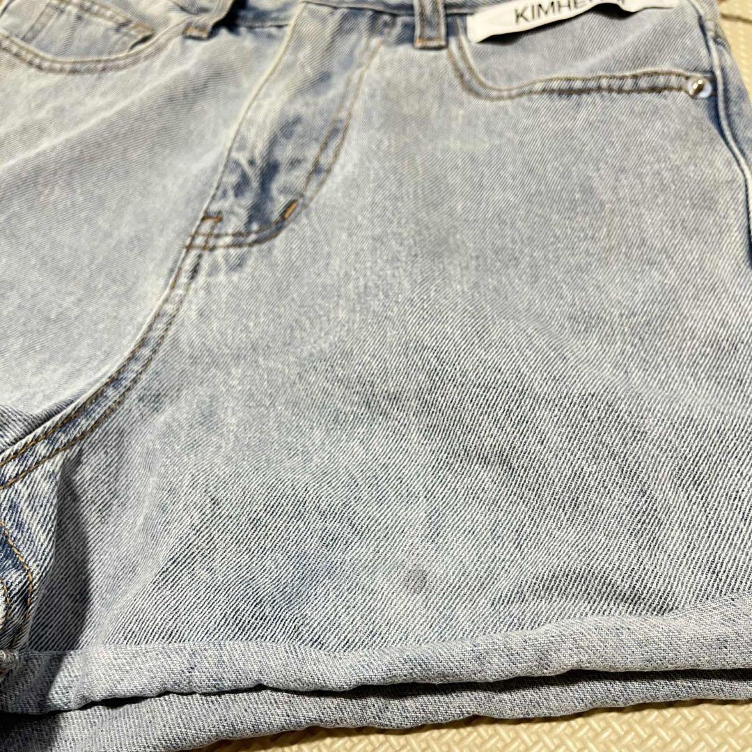 KIMHEKIM ライトブルー デニム ショートパンツ S