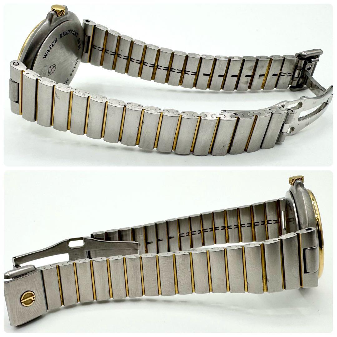 稼働/新品電池◎ダンヒル　ミレニアム　腕時計　12Pダイヤ　クォーツ　メンズ