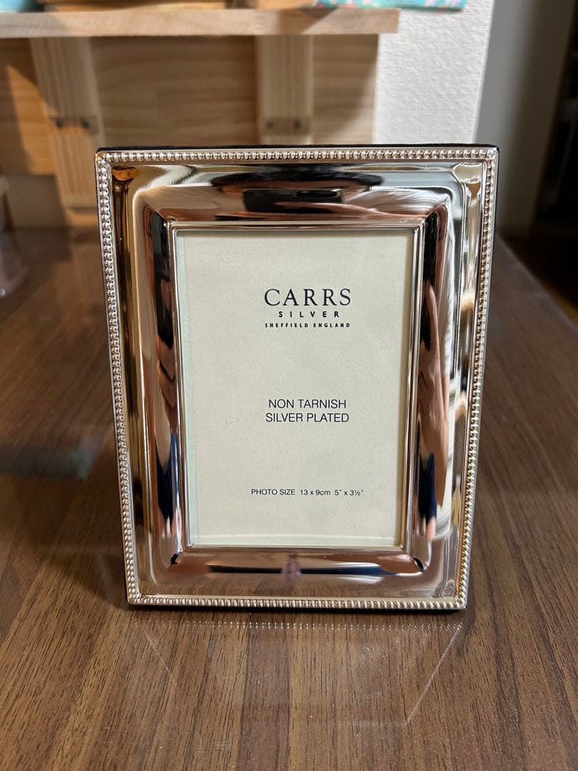 美品！CARRS シルバープレート フォトフレーム 13×18 cm