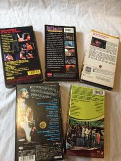 Jimi Hendrix ジミ ヘンドリクス ミュージックビデオテープ 5本