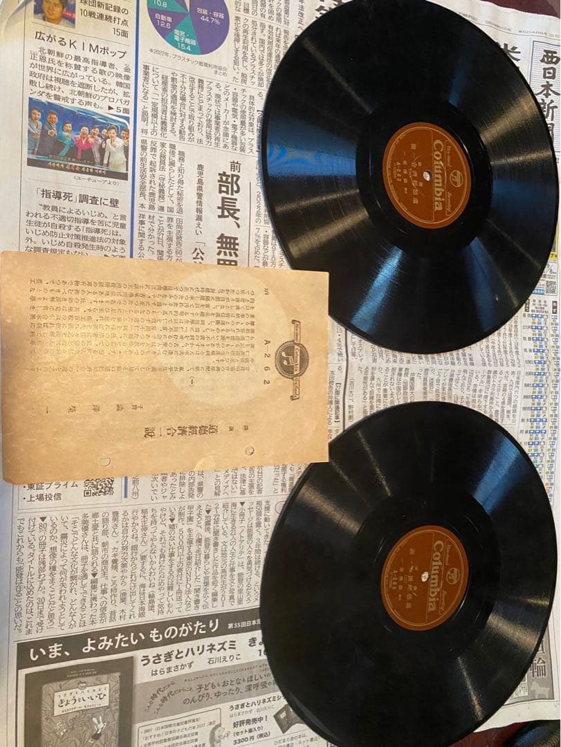渋沢栄一　非売品　委託盤　A-262 A-263 レコード